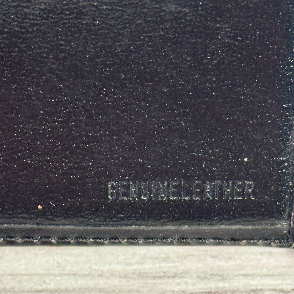 New Mens Bifold Genuine Leather Wallet Pockets Card ID Black Slim Thin - Picture 4 of 12